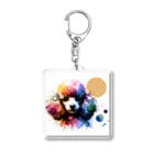 th9933thのトイプードル Acrylic Key Chain