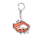 ひげにぎりのおにぎり剣士 ひげにぎり「やきむら」 Acrylic Key Chain