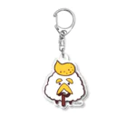 ひげにぎりのおにぎり剣士 ひげにぎり「ししょー」 Acrylic Key Chain