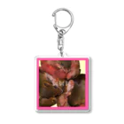 chanMeのネズミの赤ちゃん達　pink🩷 Acrylic Key Chain