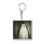 Popon-ponのPopo-Ghost Acrylic Key Chain