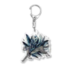 FUMYのフェザーランナーcheetah Acrylic Key Chain