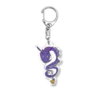 abundant-grace-MK-officialshopの2024開運龍神 紫龍 Acrylic Key Chain