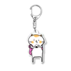 さかやの白茶ねこ Acrylic Key Chain