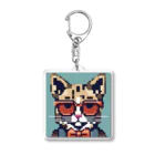 Walnut WhisperのSharp Cat Acrylic Key Chain