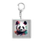 クレイジーパンダのcrazy_panda5 Acrylic Key Chain