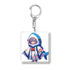 WING_0101の和風サメちゃんグッズ Acrylic Key Chain