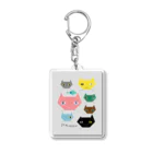 まち猫フルネスのまち猫フルネスシンボルシリーズ Acrylic Key Chain