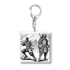 マイティのninja & samurai Acrylic Key Chain