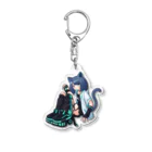 NEKOROiD GIRLS SHOPのクロ Acrylic Key Chain