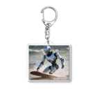 MEGROOVEのロボット31 Acrylic Key Chain