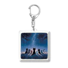 lblの星降る夜、猫たちの願い事 Acrylic Key Chain