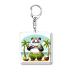 redpanda_pandaのALOHAパンダ Acrylic Key Chain