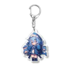 honoka_tのサメフードの美少女 Acrylic Key Chain