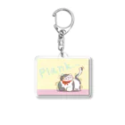 SuperDanceCatのプランクスコティッシュフォールド Acrylic Key Chain