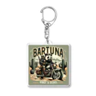 BARTUNAの悪ひげパンダ Acrylic Key Chain
