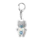 ニャンべびぃのニャンべびぃ クマべびぃ 共存アクキー Acrylic Key Chain