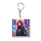 saka7914のサイバー女子 Acrylic Key Chain