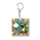 me-me shopのゲロゲロケロック Acrylic Key Chain