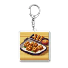 kawaiidoubututatiのカレーたこやき Acrylic Key Chain