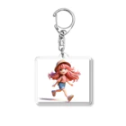 music_japanの一緒に冒険する明るく可愛い少女！ Acrylic Key Chain