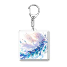 J-Peacockの鮮やかな色彩に彩られた孔雀 Acrylic Key Chain