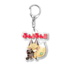 ぽんぽこ商店のふん！ふん！！キーホルダー Acrylic Key Chain