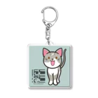 にこねこ【保護猫の保育園】のルナちゃんキーホルダー Acrylic Key Chain