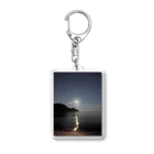 ego-designの月夜と海 Acrylic Key Chain