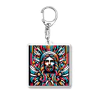 Kuris-DesignのThanks GOD,I'm alive. Acrylic Key Chain