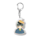 うみのお店屋さん。のホットケーキガール🥞🍴𓈒𓂂𓏸 Acrylic Key Chain