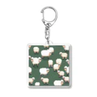 pomekenのもちもちのひつじ Acrylic Key Chain