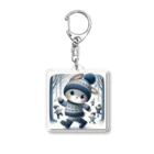 ナノ・ファンタジアの冬のうさぎくん Acrylic Key Chain