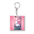 うさちゃんねるの可愛いうさぎさん Acrylic Key Chain