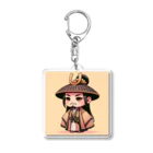 戦国時代マニアのデフォルメ足利義政君 Acrylic Key Chain