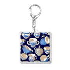 (っ◔◡◔)っ ♥ Le Petit Trésor ♥の花の詩カップ(The Flower Poetry Cup) Acrylic Key Chain