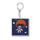 jsaofsjofaakoの宇宙からの帰還。ただいま地球。 Acrylic Key Chain