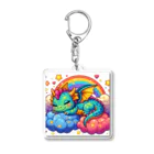 Harmony of Natureの夢見るドラゴン Acrylic Key Chain