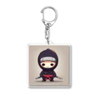 d-design-labのかわいい忍者のイラストグッズ Acrylic Key Chain