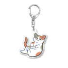 猫屋カエデの三毛猫 Acrylic Key Chain