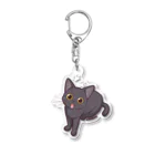 藤凪かおる・UCHINOKONYANの猫・UCHINOKONYAN【ちびくろ】 Acrylic Key Chain