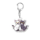 藤凪かおる・UCHINOKONYANの猫・UCHINOKONYAN【オセロ】 Acrylic Key Chain