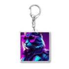 jujumarucatのROCKYCAT　サングラス Acrylic Key Chain