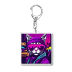 jujumarucatのROCKYCAT　サングラス２ Acrylic Key Chain