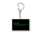 コブシメ商店のこんにちは世界！（C言語） Acrylic Key Chain