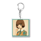 Aina-Kのレトロ♡ガール Acrylic Key Chain