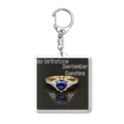 ゆうめい♏のBirthstone/heart-shaped ring/September Acrylic Key Chain