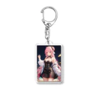 suke-maruruのボンテージガール Acrylic Key Chain