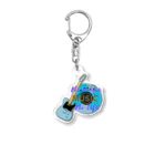 Mellow-SkyのNo music No life  Acrylic Key Chain