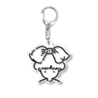 TONE GOODSのMONOCHROME RIBBON Acrylic Key Chain